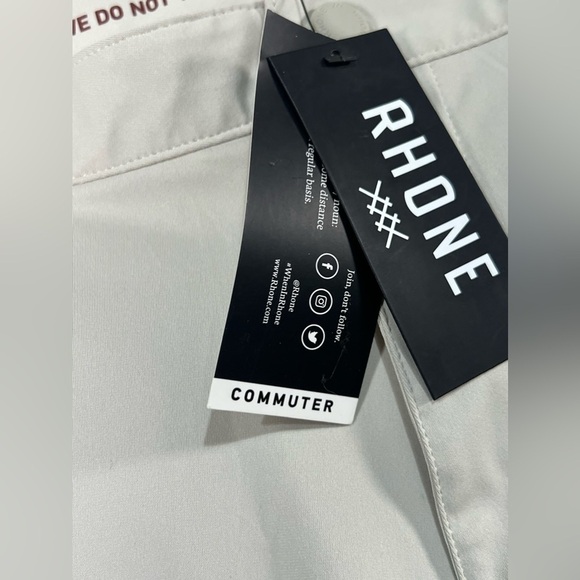 NWT Rhône Commuter Pants FlexKnit Size 35W 33L Stretch Cotton Chino Pant Rhone - Picture 8 of 12